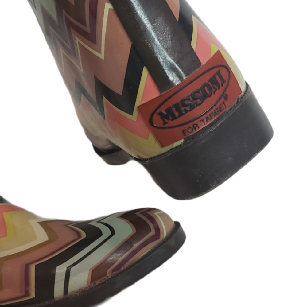 Missoni For Target Chevron Rain Boots 7 - Picture 3 of 4
